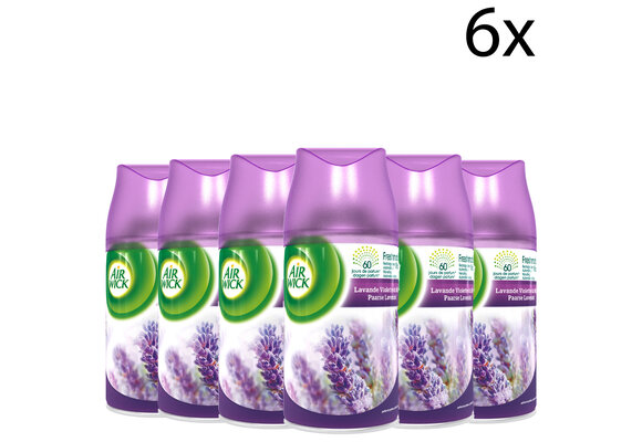 Air Wick Freshmatic Automatische Spray Luchtverfrisser - Paarse Lavendel - Navulling 250ml x6