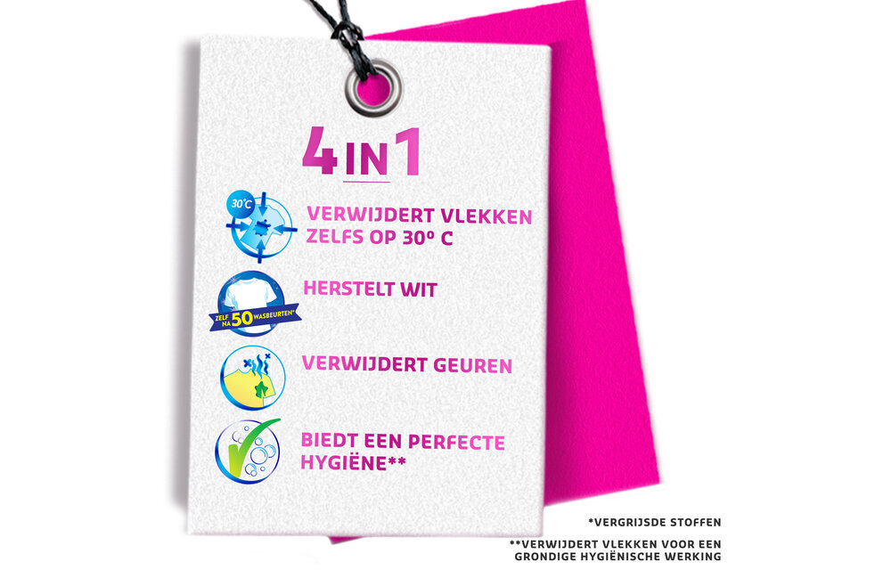 Vanish Witte Waspoeder - 2,1KG - Voordeelverpakking