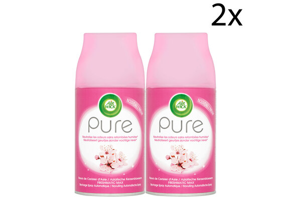Air Wick Freshmatic Automatische Spray Luchtverfrisser - Pure Aziatische Kersenbloesem - Navulling 250ml x2