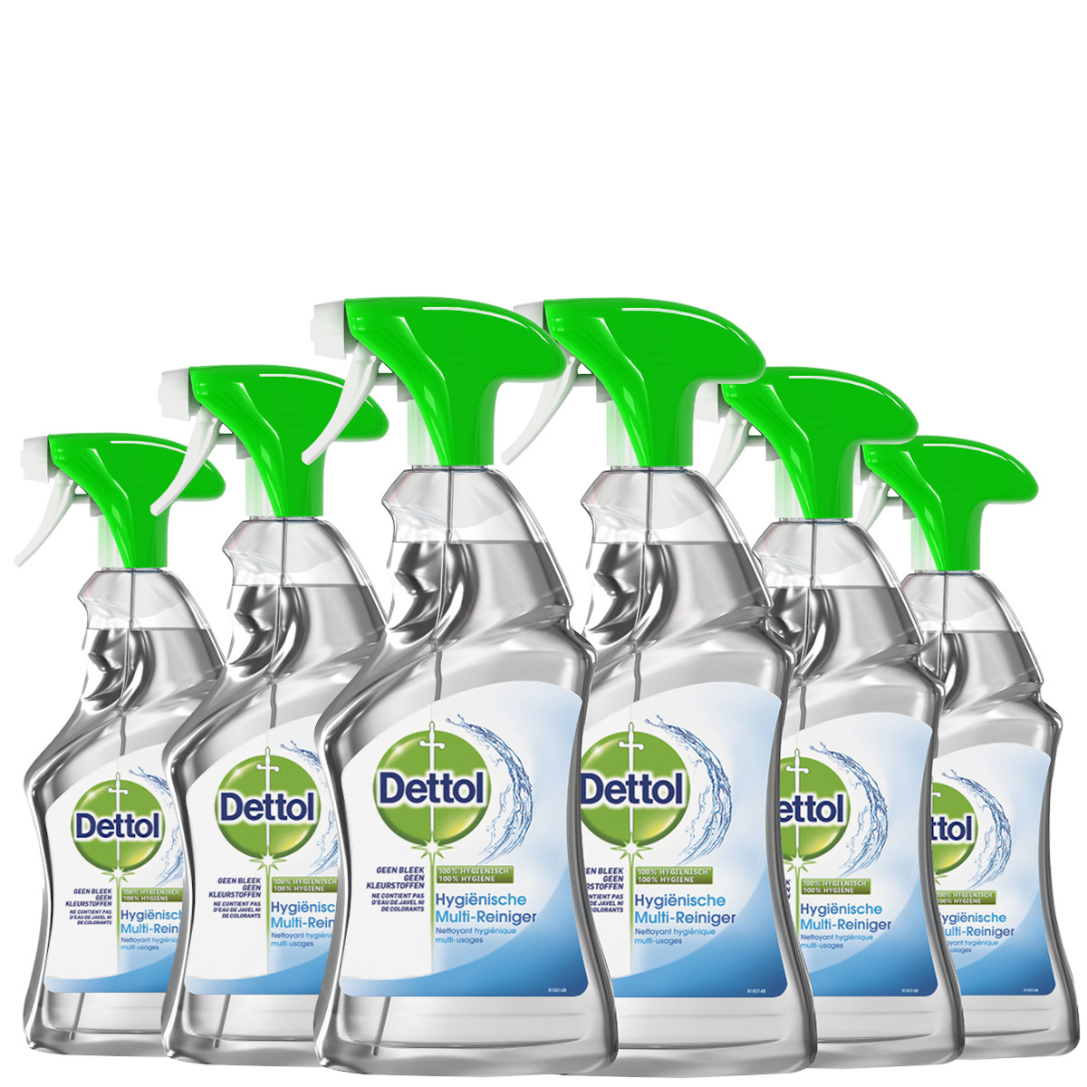 Dettol Allesreiniger Spray Power & Fresh - Multireiniger - 500ml x6