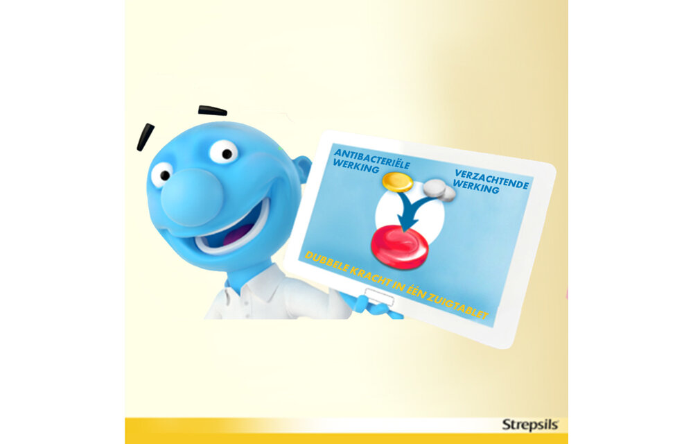 Strepsils Aardbei Suikervrij - 24 stuks x3