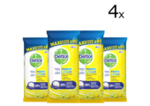 Dettol Schoonmaakdoekjes Power & Fresh - Citrus - 80 stuks x4
