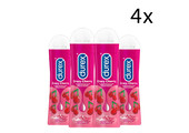 Durex Glijmiddel Crazy Cherry - Kers - waterbasis - 100ML x6