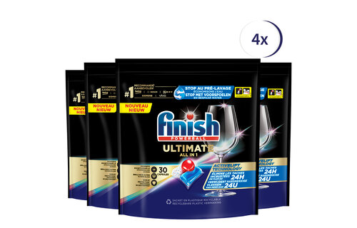 Finish Ultimate Regular Vaatwastabletten - 30 Stuks x4