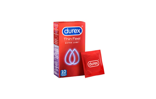 Durex Condooms Thin Feel Extra Lube 10st