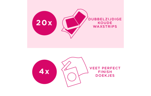 Veet Ontharingsstrips - Benen & Lichaam - Hypoallergene Minima - 40 stuks x6