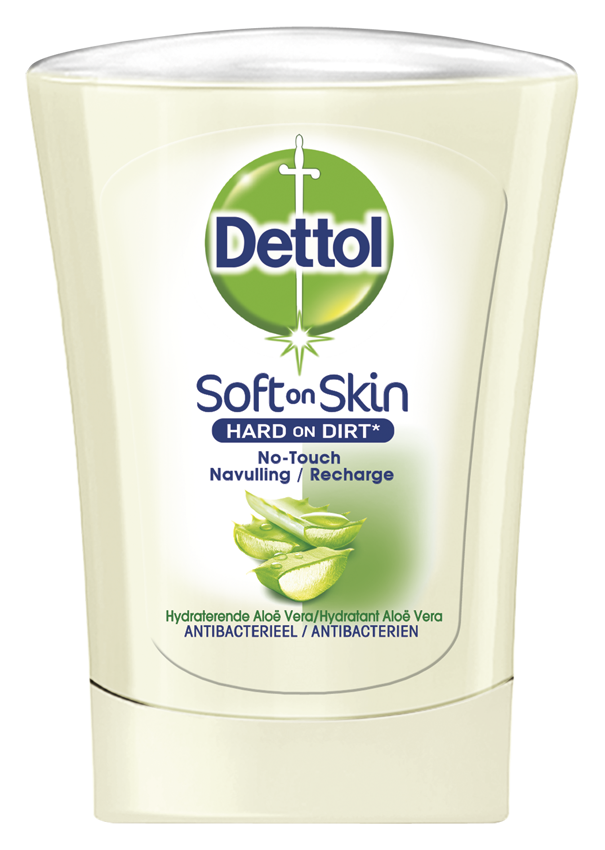 Dettol Handzeep No Touch Navulling - Aloe Vera - 250ml x4