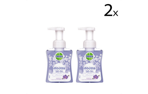 Handzeep Zachte Mousse - Orchidee Vanille - 250ml x2