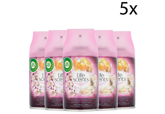 Air Wick Freshmatic Automatische Spray Luchtverfrisser - Life Scents Zalige Zomer - Navulling 250ml x5