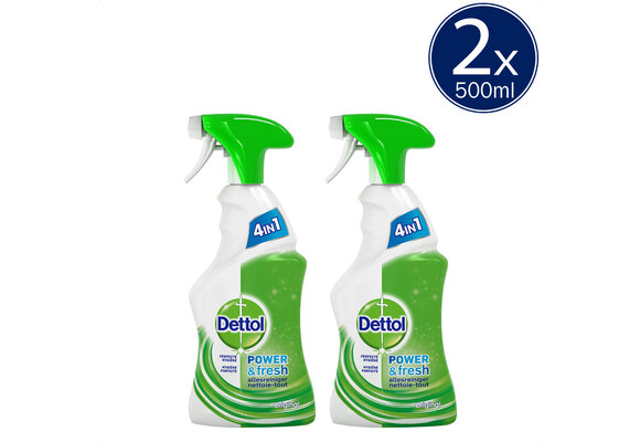 Dettol Allesreiniger Spray Power & Fresh - Original - 500ml x2