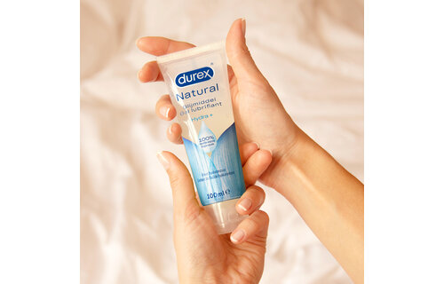 Durex Glijmiddel Natural - Hydraterend - 100% natuurlijk - 100ml x2