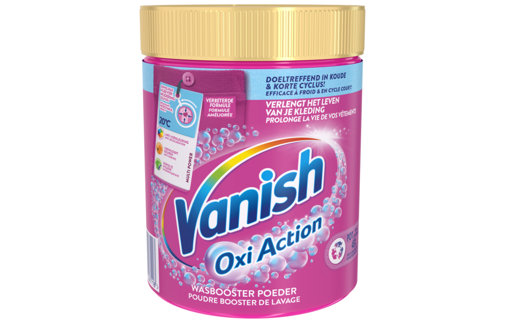Vanish Oxi Action Colour Safe Wasbooster poeder - 1.0 kg x2