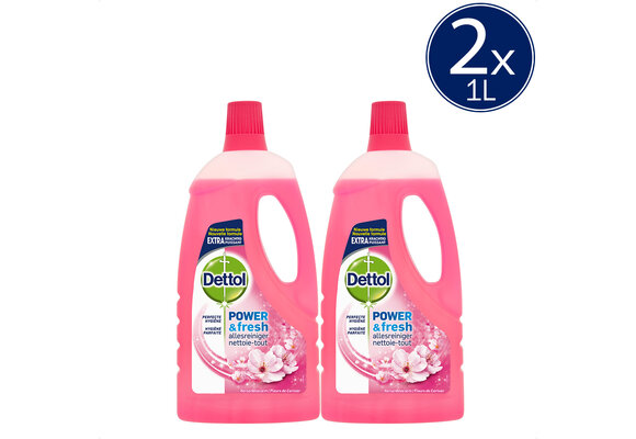 Dettol Allesreiniger Power & Fresh - Kersenbloesem - 1L x2