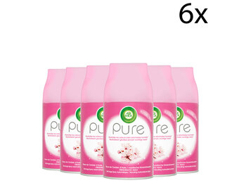 Air Wick Freshmatic Automatische Spray Luchtverfrisser - Pure Aziatische Kersenbloesem - Navulling 250ml x6