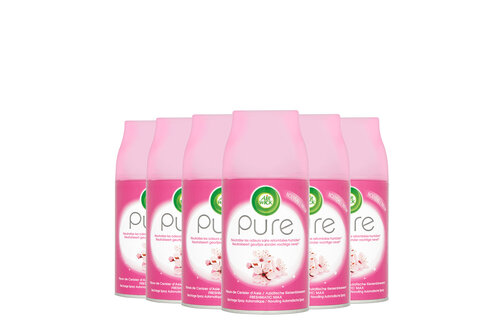 Air Wick Freshmatic Automatische Spray Luchtverfrisser - Pure Aziatische Kersenbloesem - Navulling 250ml x6