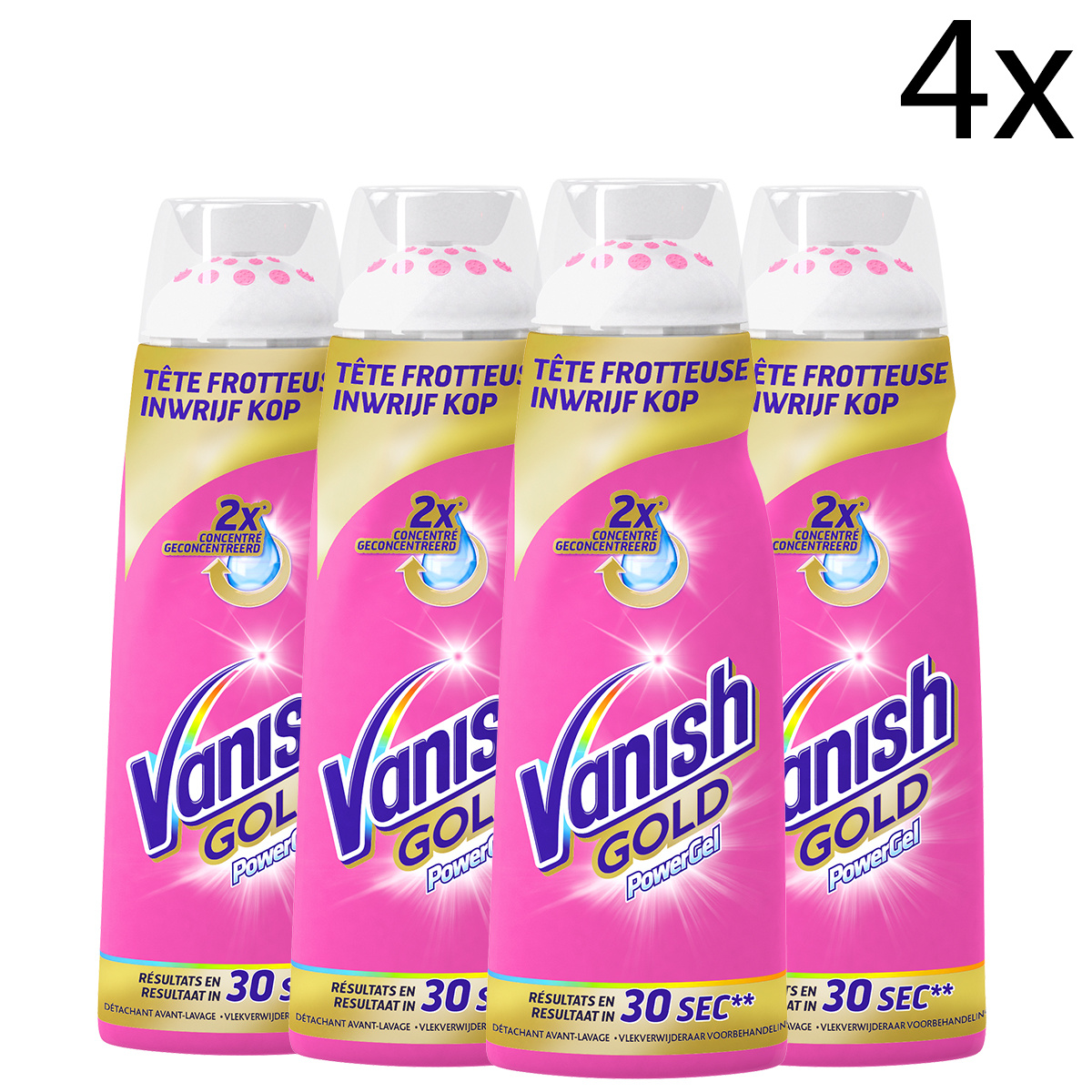 Vanish Oxi Action Powergel Vlekverwijderaar - 200ml x4