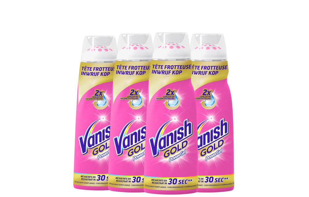 Vanish Oxi Action Powergel Vlekverwijderaar - 200ml x4