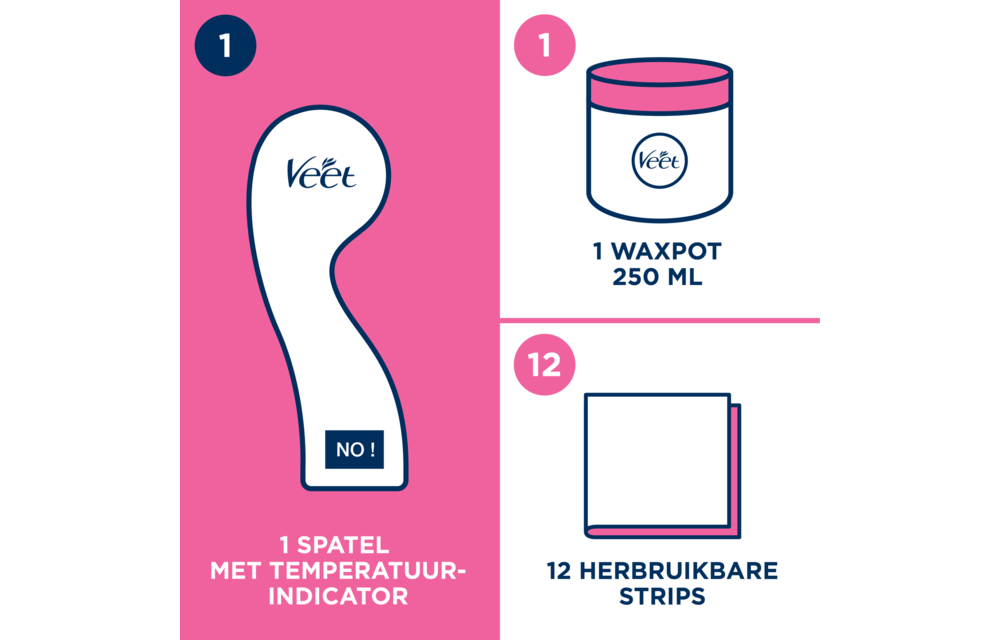 Veet Pot Oriëntaalse Wax Minima - Groene Thee x2