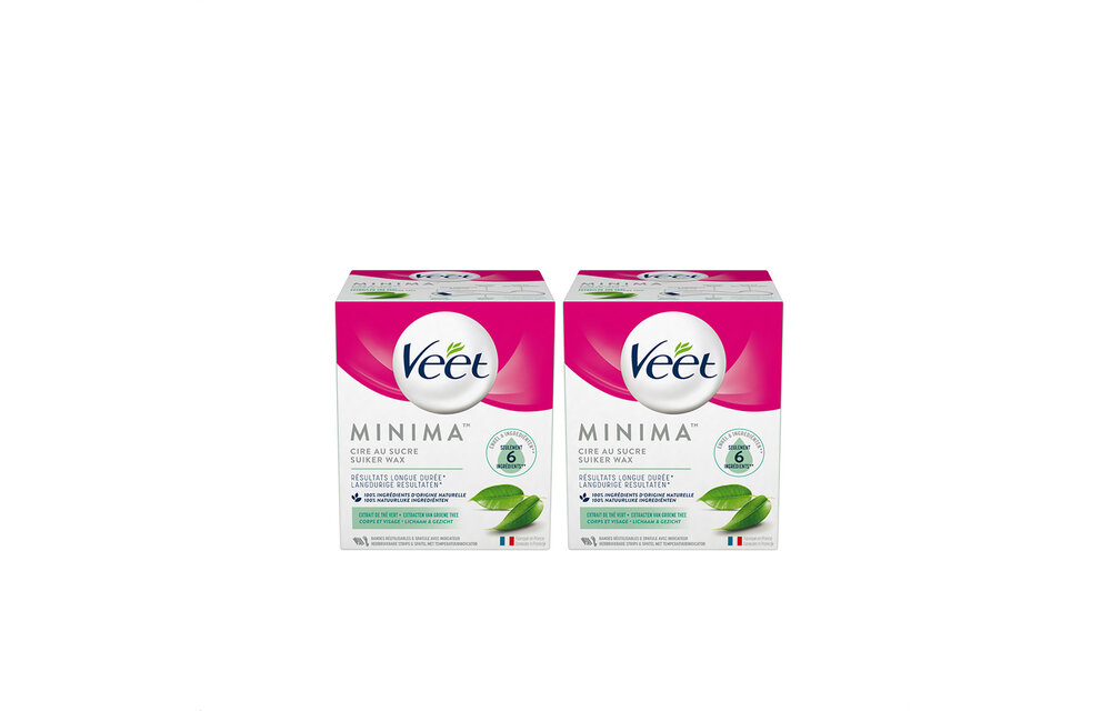 Veet Pot Oriëntaalse Wax Minima - Groene Thee x2