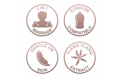 Durex Massage Olie en Glijmiddel 2-in-1 - Sensual met Ylang Ylang - 200ml x6