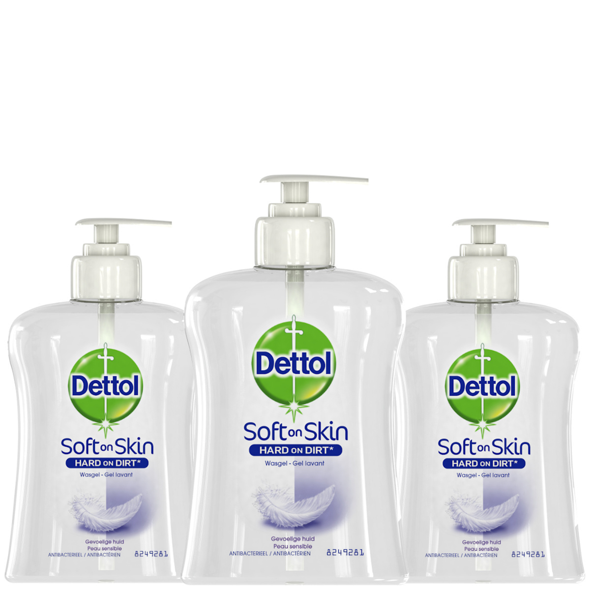 Dettol Handzeep - Gevoelige Huid - 250ml x3