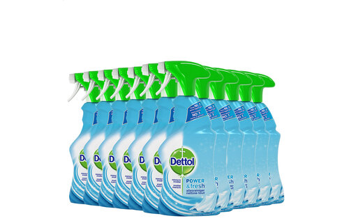 Dettol Allesreiniger Spray Power & Fresh - Katoenfris - 500ml x12