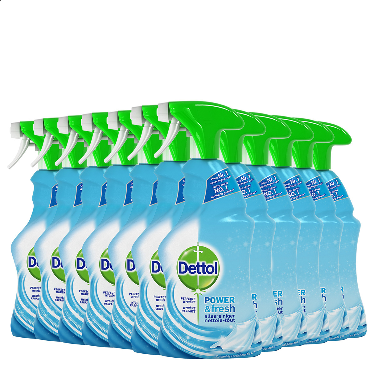 Dettol Allesreiniger Spray Power & Fresh - Katoenfris - 500ml x12