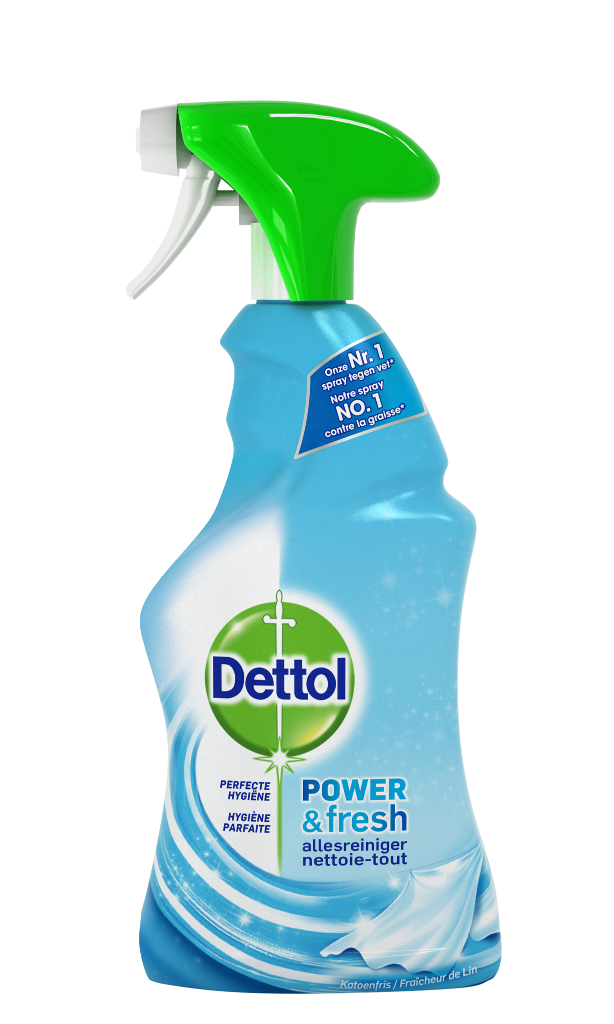 Dettol Allesreiniger Spray Power & Fresh - Katoenfris - 500ml x3