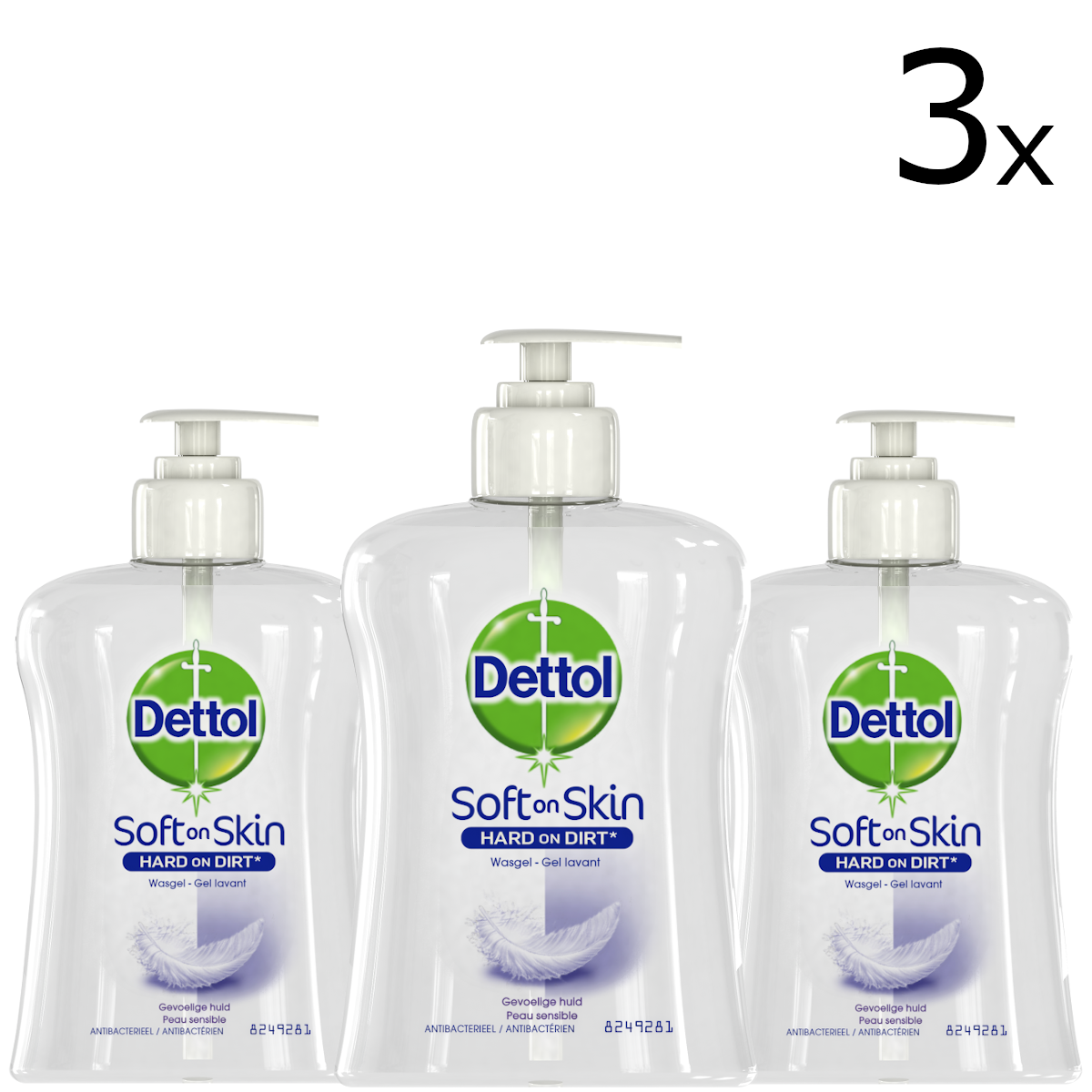 Dettol Handzeep - Gevoelige Huid - 250ml x12