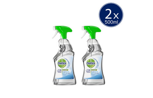 Dettol Allesreiniger Spray Power & Fresh - Multireiniger - 500ml x2
