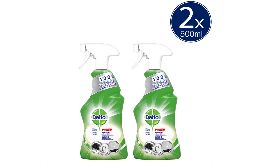 Dettol Trigger Keuken 500ML - 2 Stuks - Voordeelverpakking