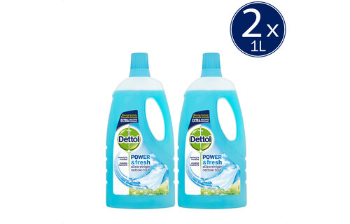 Dettol Allesreiniger Katoenfris 1L - 2 Stuks - Voordeelverpakking