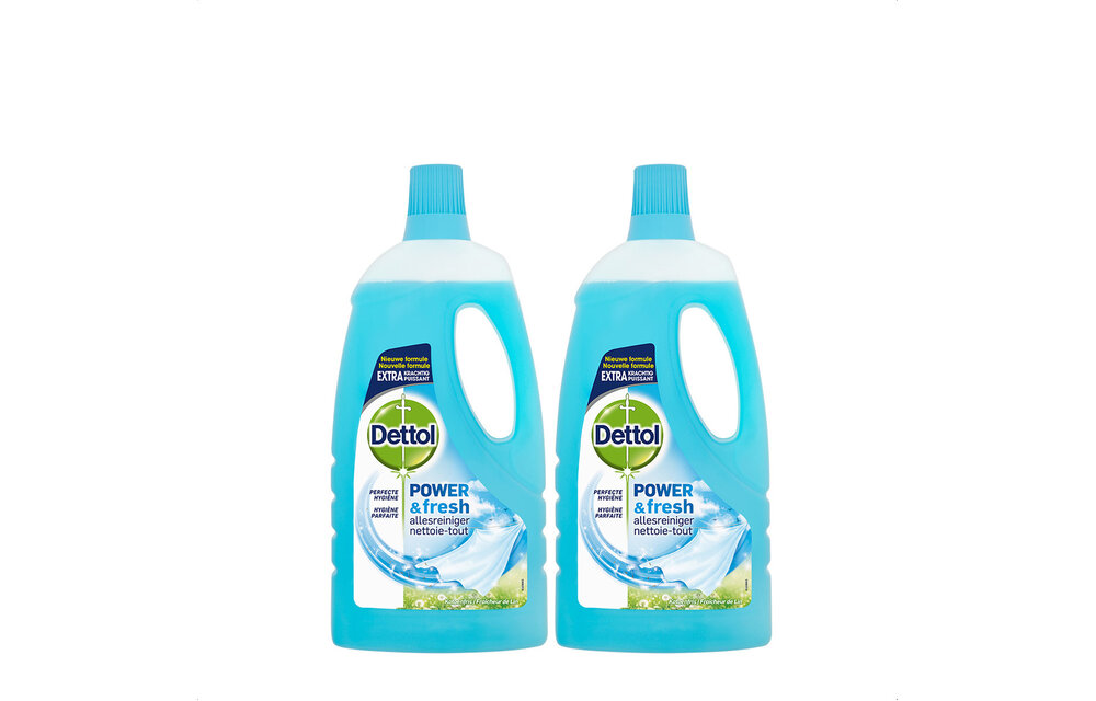 Dettol Allesreiniger Katoenfris 1L - 2 Stuks - Voordeelverpakking