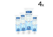 Durex Glijmiddel Natural - Hydraterend - 100% natuurlijk - 100ml x4