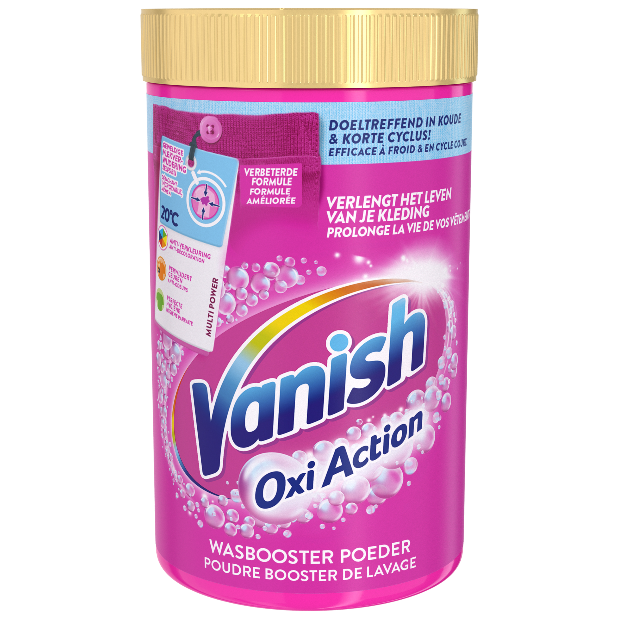 Vanish Oxi Action Wasbooster Poeder 1.5 kg