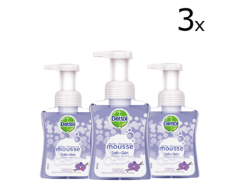 Dettol Handzeep Zachte Mousse - Orchidee & Vanille - 250ml x3
