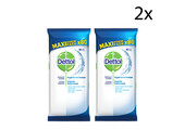 Dettol Schoonmaakdoekjes Power &amp; Fresh - Cleanser - 80 stuks x2