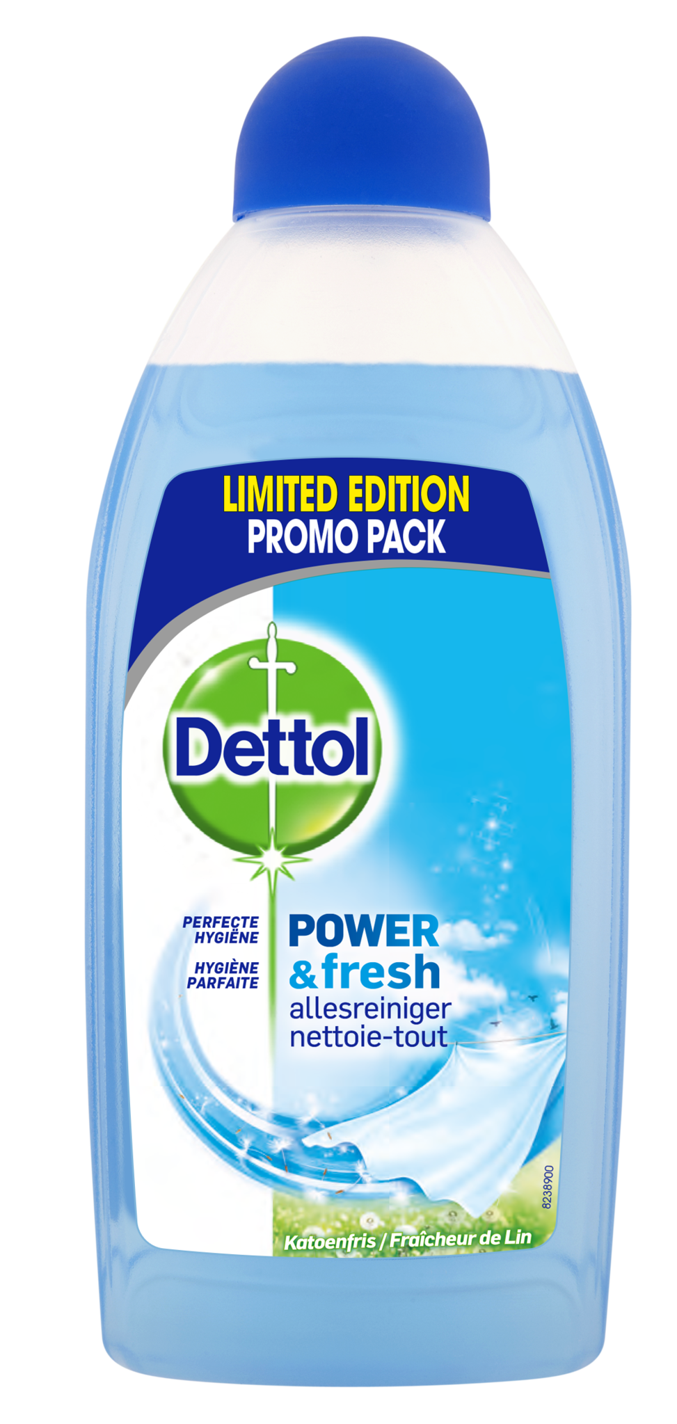 Dettol Allesreiniger Power & Fresh - Katoenfris - 500ml x2