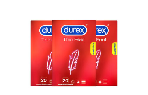 Durex Condooms Thin Feel 20st x3
