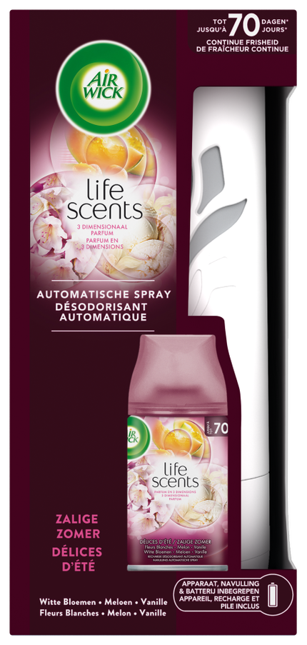 Air Wick Freshmatic Automatische Spray Luchtverfrisser - Life Scents Zalige Zomer - Starterkit 250ml