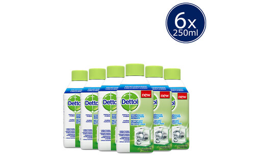 Dettol Wasmachine Reiniger Hygiëne - 250ml x6