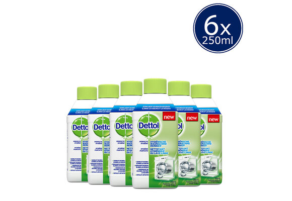 Dettol Wasmachine Reiniger Hygiëne - 250ml x6
