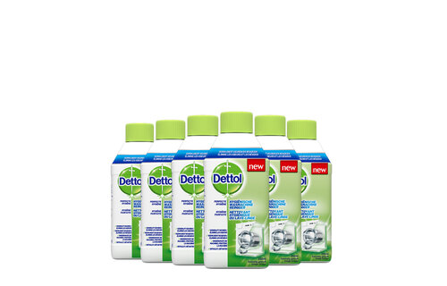 Dettol Wasmachine Reiniger Hygiëne - 250ml x6