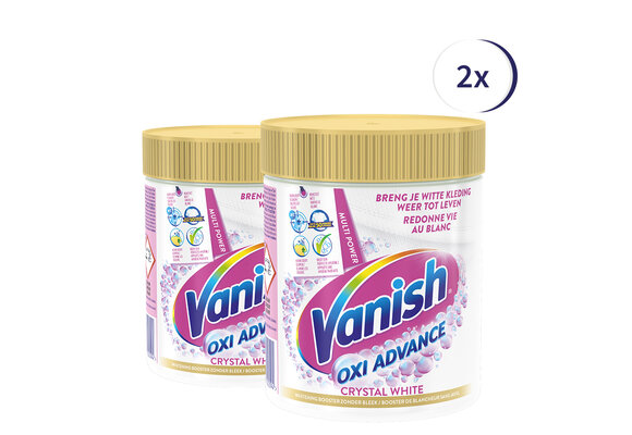 Vanish Oxi Advance Multi Power Crystal White Powder 470 gr x2