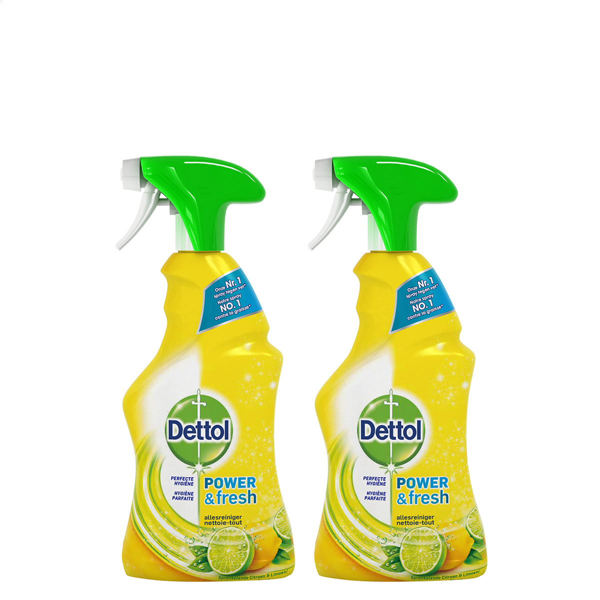 Dettol Allesreiniger Spray Power & Fresh - Citrus - 500ml x2