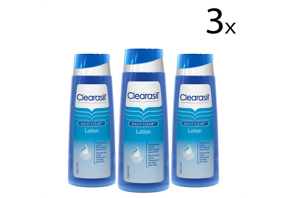 Clearasil Reinigingslotion Daily Clear 200ml x3