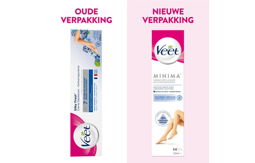 Veet Ontharingscreme - Gevoelige Huid - Minima - 200ml x6