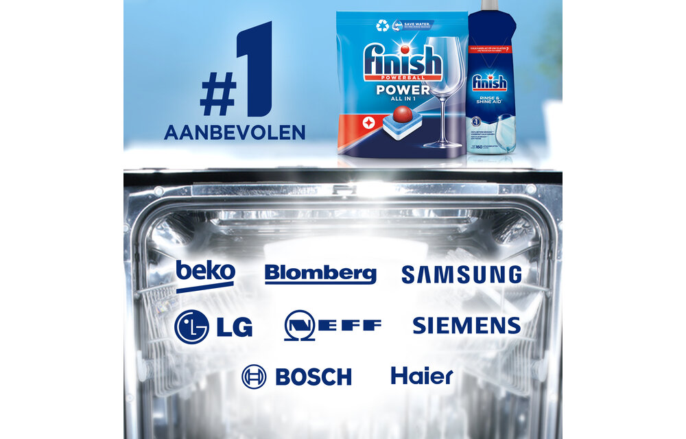 Finish Power All in 1 Regular Vaatwastabletten - 45 Stuks x3