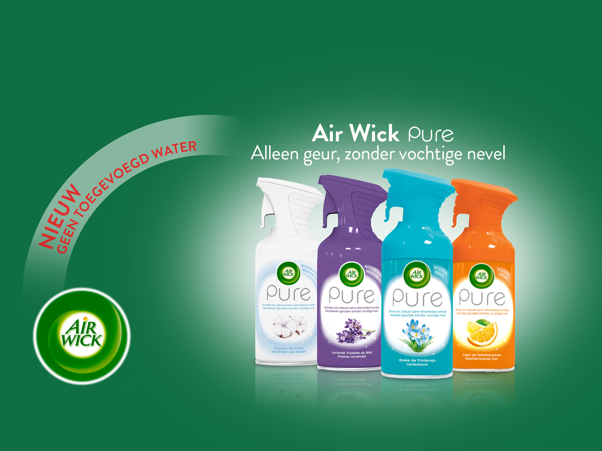 Air Wick Luchtverfrisser Spray - Pure Paarse Lavendel 250ml