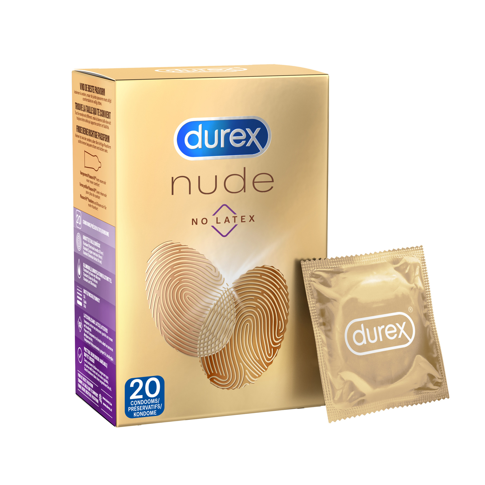 Durex Condooms Nude No Latex 20st